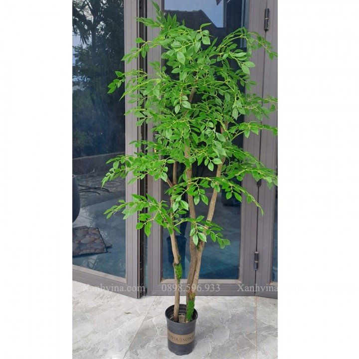 Cây giả nam thiên trúc KT 150cm  